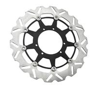 Motorbike Brake Disks 260mm 320mm Front Floating Brake Disc Brake Caliper Bracket Fit For Honda CR CRF 250R 450R 250X 450X 450RX 2002-2022(320mm Black Disk)