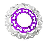 Motorbike Brake Disks 320MM 260MM Front Brake Disc Brake Caliper Adaptor Bracket Fit For KTM XC XCF XCW SX SXF EXC EXCF Six Days 125-500(320mm Purple Disk)