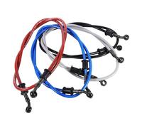 Motorbike Brake Disks 50- 120cm Motorcycle Brake Oil Hose Braided Steel Clutch Oil Hose Motorcycle Disc Brake(White)
