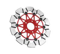 Motorbike Brake Disks Fit For Harley Universal Touring 121 CVO Softail 11.8inch Rear Brake Disc Rotor Brake Pads Hub Mounted Rotor(Red)