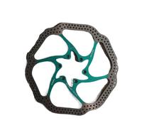 Motorbike Brake Disks HS1 Disc 160/180mm Bicycle Brake Disc Rotor Fit For MTB Mountain Road Brake Rotors Disc BB5/BB7 AVID MTB(160mm green)