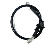 Motorbike Brake Disks Motorcycle Modification Brake Hose 40-80cm Disc Brake Oil Pipe Brake Steel Throat Brake Pipe(Black 50cm)