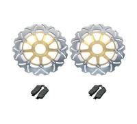 Motorbike Brake Disks Replacement for CBR600F 1995 1996 1997 1998 1999 2000 2001 2002 2003 2004 2005 2006 2007 Motorcycle Front Brake Discs Disk Rotors Pads Disk Rotor(F)(C)