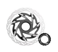 Motorbike Brake Disks Road Bicycle Center Lock Disc Brake Rotor Pads MTB Bike Rotors 140mm 160mm CNC Cycling Discs Parts(Black 160mm)