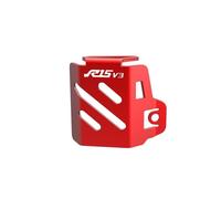 Motorbike brake fluid protection cap Motorcycle For YZF-R1/R3/R6/R15/R25 YZF R15 V3 R15V3 2009-2021 Rear Brake Fuel Tank Fluid Reservoir Cover Guard CNC Cap