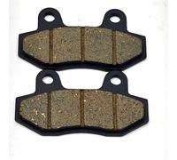 Motorbike Brake Pads For GY6 Scooter Moped ATV 50cc 70cc 100cc 125cc 140cc To 200cc 250cc Pit Dirt Bike Universal Motorcycle Front & Rear Brake Pads Motorcycle Disc Brake Pads(Black)