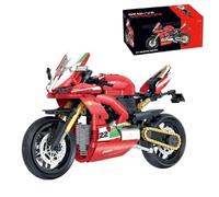 Motorbike Building Set, 626 Pcs Super Motorbike Building Blocks Kit, 1:8 Motorbike Model Building Blocks Kit Superbike Model Construction Toy Present for Kids Adult, Compatible with Major Brand