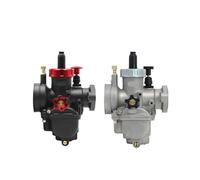 Motorbike Carburetor For 2T 4T Alconstar PE 17/19/22/24/26/28/30mm Flange Carburetor Engine Carburetors With Main Jets For Racing Motorcycle(24mm)