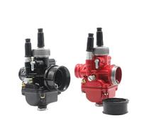 Motorbike Carburetor For BWS 50 JOG 50 Sclmotos - Dellorto PHBG 17 19 21mm DS Racing Black/Red Edition Choke Motorcycle Carburetor 2 Stroke(19mm Red)