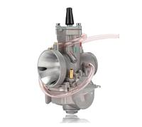 Motorbike Carburetor For Carburetor With Power Jet For 2T 4T ATV Quad Go Kart Buggy 75-250cc Universal Motorcycle PWK 24 26 28 30 32(Manual PWK28)
