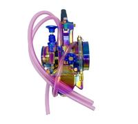 Motorbike Carburetor For Color PWK Carburetor 24MM 26MM 28MM 30MM 32MM 34MM Motorcycle Modification Universal Off-road Vehicle Scooter ATV(34MM)