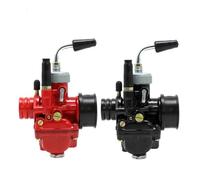 Motorbike Carburetor For Puch Zuma ZSDTRP Motorcycle Carburetor Dellorto PHBG DS Racing 17 19 21MM With Elbow Tube DIO JOG BWS100(21mm red)