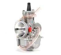 Motorbike Carburetor For PWK 28 30 32 34mm Scooter 2T 4T ATV Motorcycle Flat Curtain Carburetor Dirt Bike For Enduro Motocross Accessories(28mm)