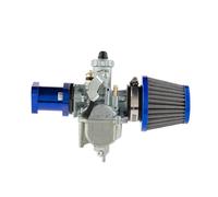 Motorbike carburettor Zinc Carburetor for Predator 212cc 196cc for Coleman CT200U BT200X for Mini Bike KT196 Go Kart GX160 GX200 6.5hp Clone for engine Air Filter(Blue kit)