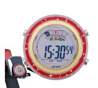 Motorbike Clock - Motorcycle Clock | Waterproof Handlebar Clock | Glowing Motorbike Dial Watch Waterproof Small Clock | Motorcycle Watch Easy Installation For Women Men Cyclists Cycling Lovers