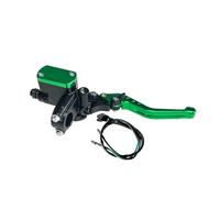 Motorbike Clutch Lever Universal 14mm Piston Motorcycle Master Cylinder Lever Brake Hydraulic Clutch Pump motorcycle brake lever(Green Right)