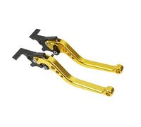 Motorbike Clutch Lever Universal CNC Motorbike Motorcycle DoubleDisc Hydraulic Line Brake Clutch Lever Bar Scooter E-bike motorcycle brake lever(Yellow)
