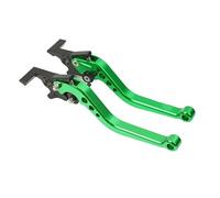 Motorbike Clutch Lever Universal CNC Motorbike Motorcycle DoubleDisc Hydraulic Line Brake Clutch Lever Bar Scooter E-bike motorcycle brake lever(Green)