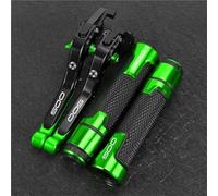Motorbike Clutch Part Folding Extendable Brake Clutch Levers Motorcycle Accessories Parts Adjustable Handle for Kawasaki for Ninja 500 Z500 2024 2025 2026(Green 2)