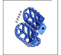 Motorbike CNC Aluminum Blue & Red Foot Pegs Footpegs Rests Pedals For Husqvarna CR SM SMR TC TE TXC WR 50-610 1999-2013