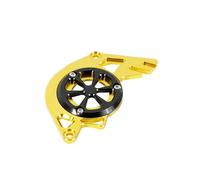 Motorbike CNC Aluminum Front Chain Guard Sprocket Engine Cover For MSX125 2013 2014 2015 2016 2017 MENSUNUBNM(Gold)