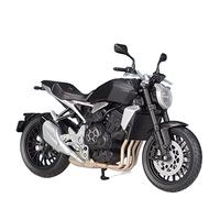 Motorbike Collectible Model Motorcycle Model Toys 1:12 For H-ONDA CB1000R Die Cast Vehicles Collectible Hobbies(Black- Silver)