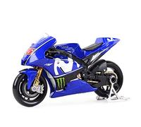 Motorbike Collectible Model Motorcycle Model Toys 1/18 2018 for Y-AMAHA YZR M1 Factory Racing Team Die Cast Vehicles Collectible(Blue 25)