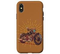 Motorbike Collectors Old Biker Vintage American Motorcycles Case for iPhone X/XS