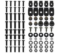 Motorbike Complete Full Fairing Bolts Kit Speed Nuts Clips Screws For Ducati 749 999 2003-2006(Black)