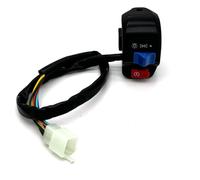 Motorbike Control Switch 22mm 7/8" Motorcycle Handlebar Switches Fog Light Horn Turn Signal Electric Start Handlebar Controller Button Motorbike Switches(1pcs right)