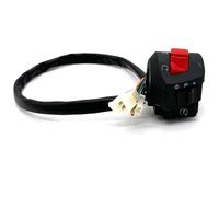 Motorbike Control Switch 22mm Motorcycle Handlebar Switches Horn Turn Signal Headlight Electric Start Handlebar Controller Button Universal Motorcycle Handlebar Switch(1pcs-right)