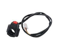 Motorbike Control Switch ATV Motorcycle Start Horn Kill Off Stop Switch Button Motorbike Accessories Control Handle Switches Motorcycle Handlebar Switch(Start Red)