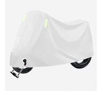 Motorbike Cover for Africa Twin 1100 Adventure Sports DCT CRF1100L CRF,Motorcycle Cover Heavy Duty,With Lock-Holes,With Reflective Strips, Rain Dust Protective Cover,Silver