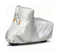 Motorbike Cover For Honda ST 1300 Pan European 2003-2026, Anti-Hail Motorcycle Cover Sun Rain UV Dust Protective Covering Motorbike Cover,Silver-XL/200cm