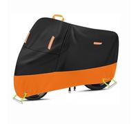 Motorbike Cover for Kawasaki Z400RS 2018-2022 | Waterproof Dustproof UV & Wind Resistant Anti-Scratch with Lock Hole and Reflective Strips Elastic Hem
