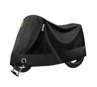 Motorbike cover For Motorcycle Rainproof Cover Full Face Car Sunshade Windproof Electric Vehicle Dustproof(Black,M)