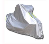 Motorbike Cover For Royal Enfield Guerrilla 450 (2024+),Professional Customized Outdoor Motorcycle Covers UV Waterproof proof Breathable Large Motorcycle Tarpaulin With Reflective Strips(Silver)