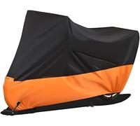 Motorbike Cover for Suzuki B King 2008 2009 2010 2011 2012, Oxford Cloth Motorcycle Cover Durable Waterproof Sunproof Dustproof, Motorbike Cover Accessories,D-Black+Orange