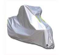 Motorbike Cover For Yamaha RayZR (2024+),Professional Customized Outdoor Motorcycle Covers UV Waterproof proof Breathable Large Motorcycle Tarpaulin With Reflective Strips(Silver)