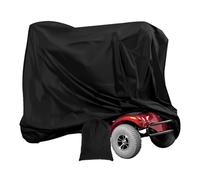 Motorbike Cover Mobility Scooter Cover Waterproof Wheelchair Storage Cover 190D Oxford Fabric Rain Protector From Dust Dirt Snow Rain Sun Rays Outdoor Motorbike Covers(170x61x117cm)