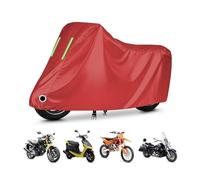 Motorbike Cover Rainproof for Sym Jet Red Devil 50|Waterproof Outdoor Rain Dust UV & Wind Protector Motorcycle Cover,with Lock Hole,Windproof Buckles & Elastic Hem