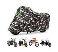 Motorbike Cover Rainproof for Sym Jet Red Devil 50|Waterproof Outdoor Rain Dust UV & Wind Protector Motorcycle Cover,with Lock Hole,Windproof Buckles & Elastic Hem