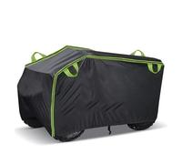 Motorbike Cover Universal 190T Waterproof Motorcycle Vehicle Scooter Kart Motorbike Covers XL XXXL Black Silver Quad Bike ATV Cover Outdoor Motorbike Covers(Black Green-XL)
