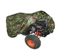 Motorbike Cover Waterproof Biker Cover 190T Camouflage Waterproof Motorcycle Cover Quad ATV Vehicle Scooter Motorbike Cover Bicycle Case Tent Outdoor Motorbike Covers(L)