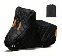 Motorbike Cover Waterproof for Leonhardt Gunbus 410 |Heavy Duty Motorcycle Covers for Outside Storage All Weather Anti-Hail Dust Breathable UV Anti-Scratch with Cotton Lining
