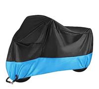 Motorbike Cover Waterproof Motorcycle Accessories Cover Funda Moto Outdoor Rain For Scooter Bicycle Uv Dustproof Protective Cover 8 Colors M-4XL(Z001 Blue,L for 1.8m-2m)