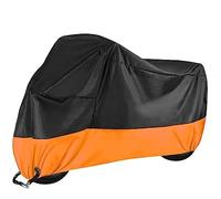 Motorbike Cover Waterproof Motorcycle Accessories Cover Funda Moto Outdoor Rain For Scooter Bicycle Uv Dustproof Protective Cover 8 Colors M-4XL(Z001 Orange,3XL for 2.2m-2.3m)