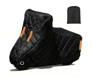Motorbike Covers for Outside Storage for Sym Magic 110 RR |Thicken Motorcycle Cover Waterproof Breathable Anti UV Hail Proof 1261D Oxford with Reflective Strips and Lock Hole