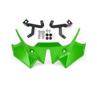 Motorbike Cowls For Z650 2021-2025 Accessories Front Wing Fixed Wing Spoiler Deflector Fairing Frontal SCSTHRCRA(Green)