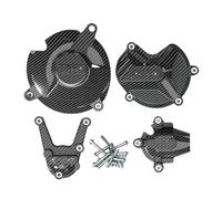 Motorbike Crankcases Fit For S1000R S1000RR S1000XR 2015-2020 Engine Protect Cover Body & Frames Clutch Pulse Protection Engine Stator Side Cover(1 Set(4 pieces)-CF)